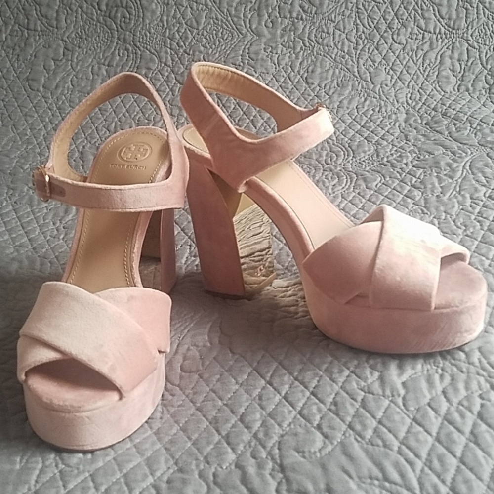 Tory Burch Loretta Platform Sandal- Ballet Pink